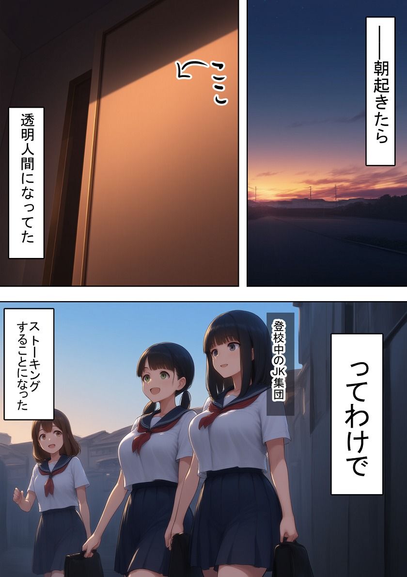 透明人間になったらやることって - サンプル画像 1