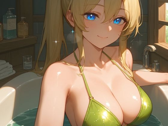 ギャルコスプレイヤー星崎キサラの個撮コスえっち-ライムビキニ編(Vol.4) - サンプル画像 5