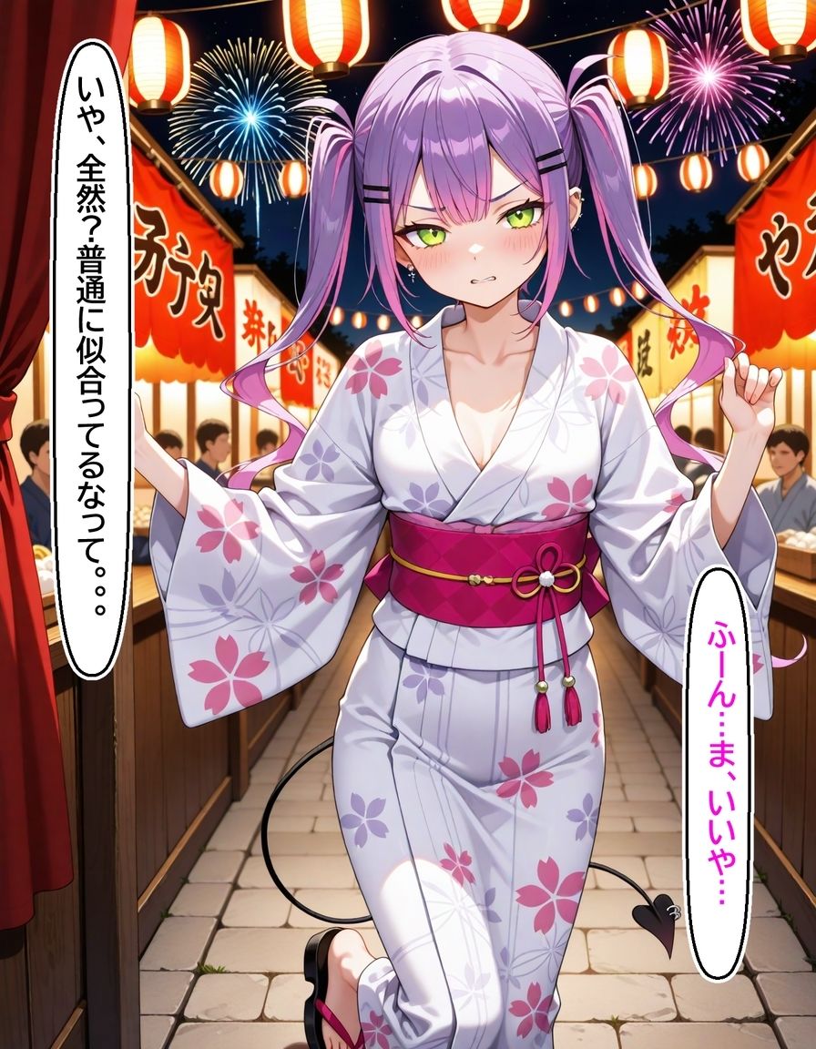 常〇トワ 〜浴衣のまま愛し合った夜〜 - サンプル画像 2