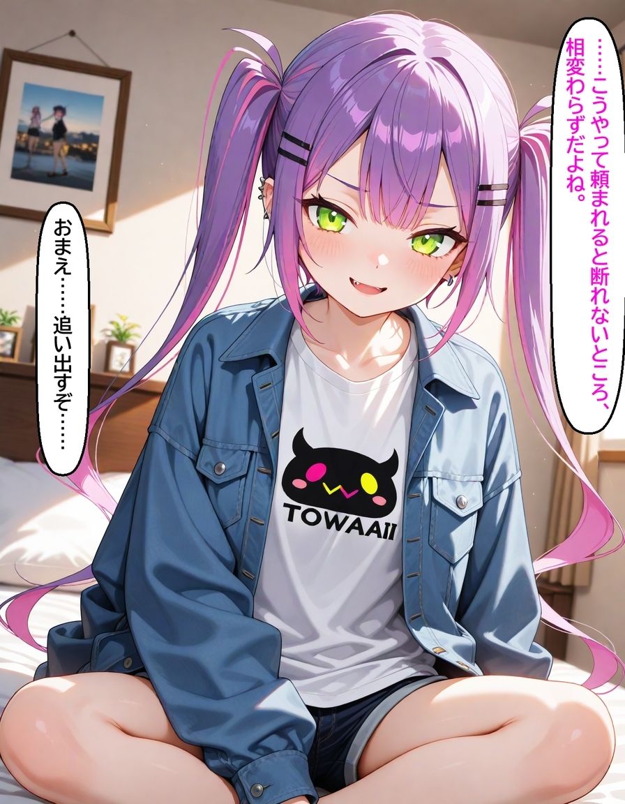 常〇トワ ツンデレなトワがイキまくって中出しされる話 - サンプル画像 1