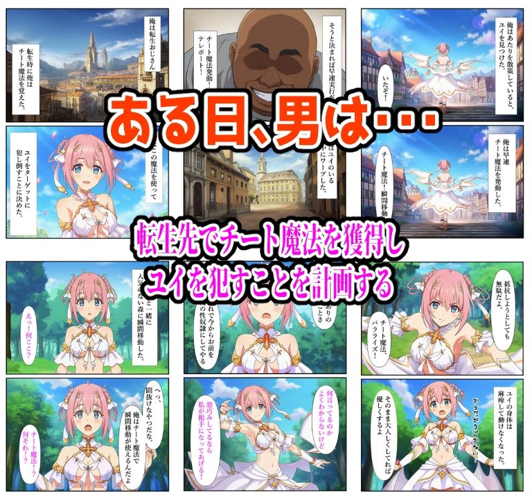 チート魔法で絶対服従! ユイ快楽責め完全敗北 - サンプル画像 1
