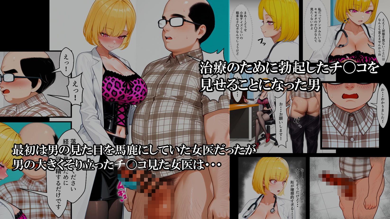 デカチンに堕ちる女医 - サンプル画像 3