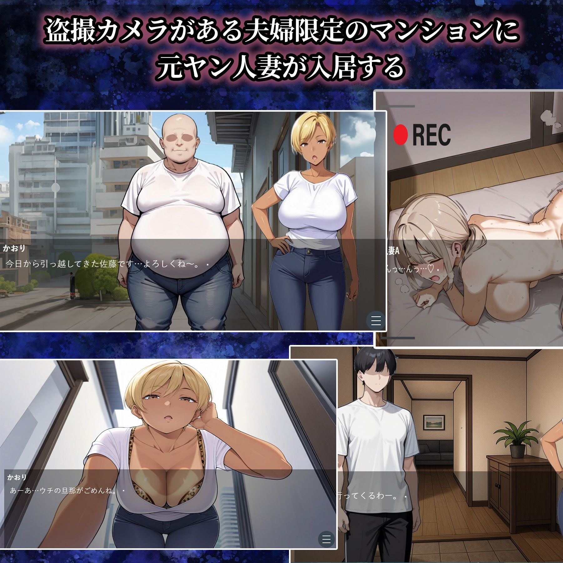 【ゲーム版】寝取られマンション〜元ヤン人妻編 - サンプル画像 3