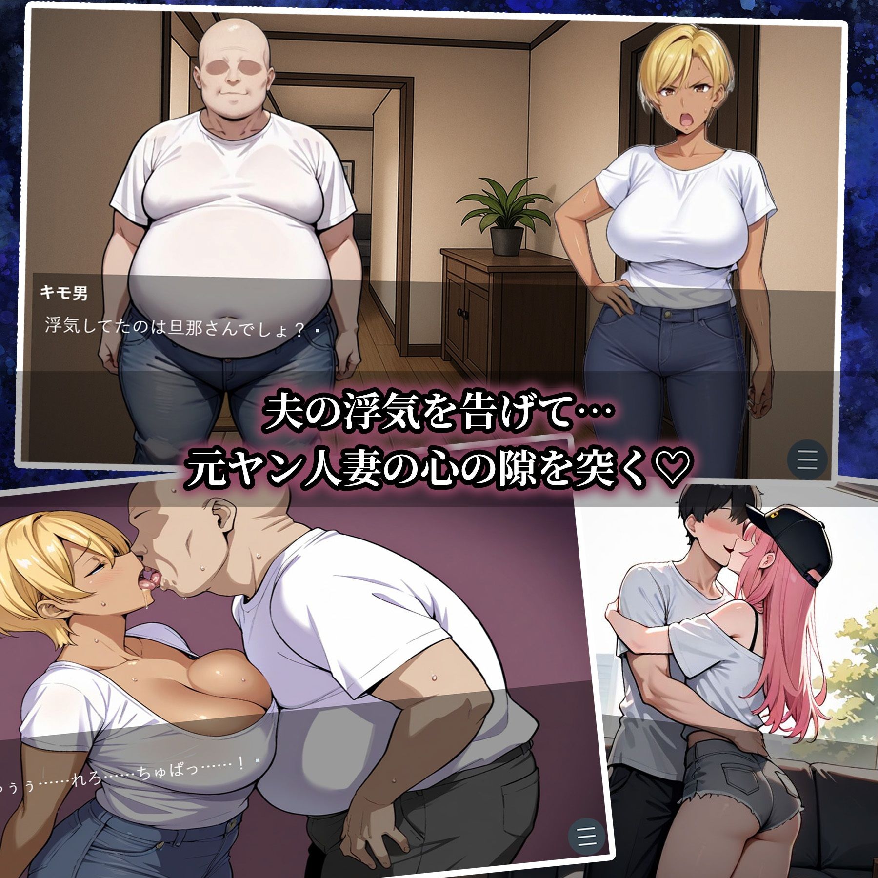 【ゲーム版】寝取られマンション〜元ヤン人妻編 - サンプル画像 4