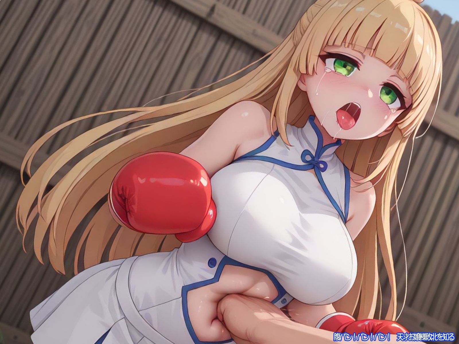 腹パン!パン!パン! 天才お嬢様敗北を知る 顔面パンチ 苦痛腹パン 悶絶嘔吐 惨敗放尿 - サンプル画像 3