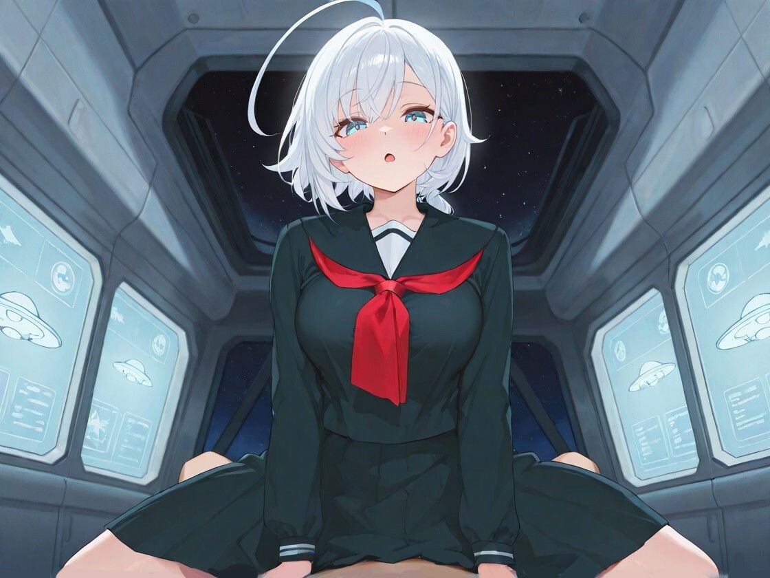 銀髪クールな僕の彼女は宇宙人〜子作り実験に成功しないと強●送還されるそうです〜【巨乳/孕ませ/ラブラブ】 - サンプル画像 5