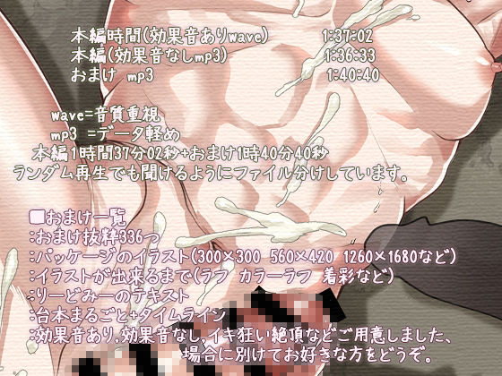 犯●れ男子のイキ狂い 音声〜1時間37分あまり聞かない男性のイキ狂い絶頂〜 - サンプル画像 1